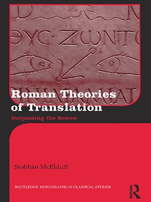 cover image of Roman Theories of Translation